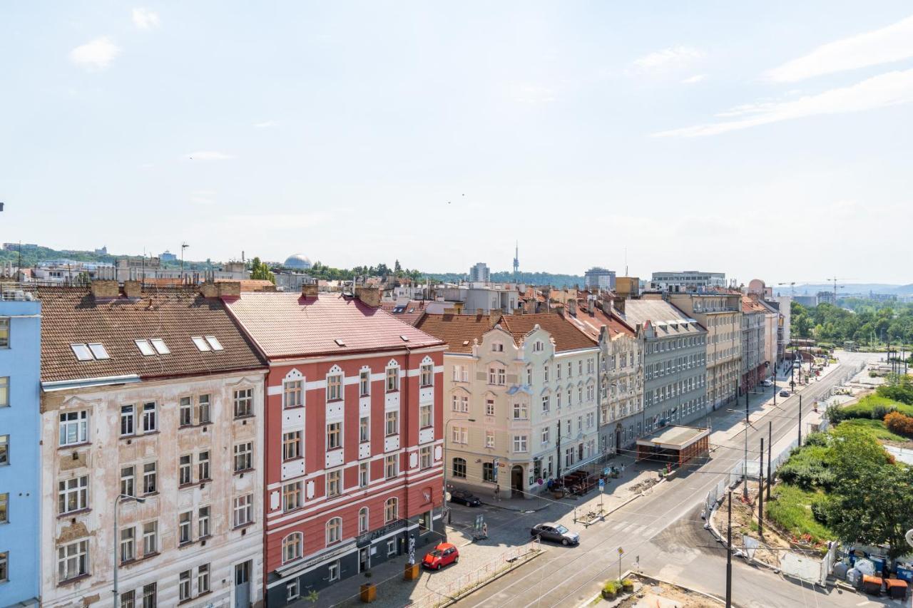 Penthouse # 81 With Panoramic City View In Elite Rezidence With Free Parking Prag Eksteriør billede