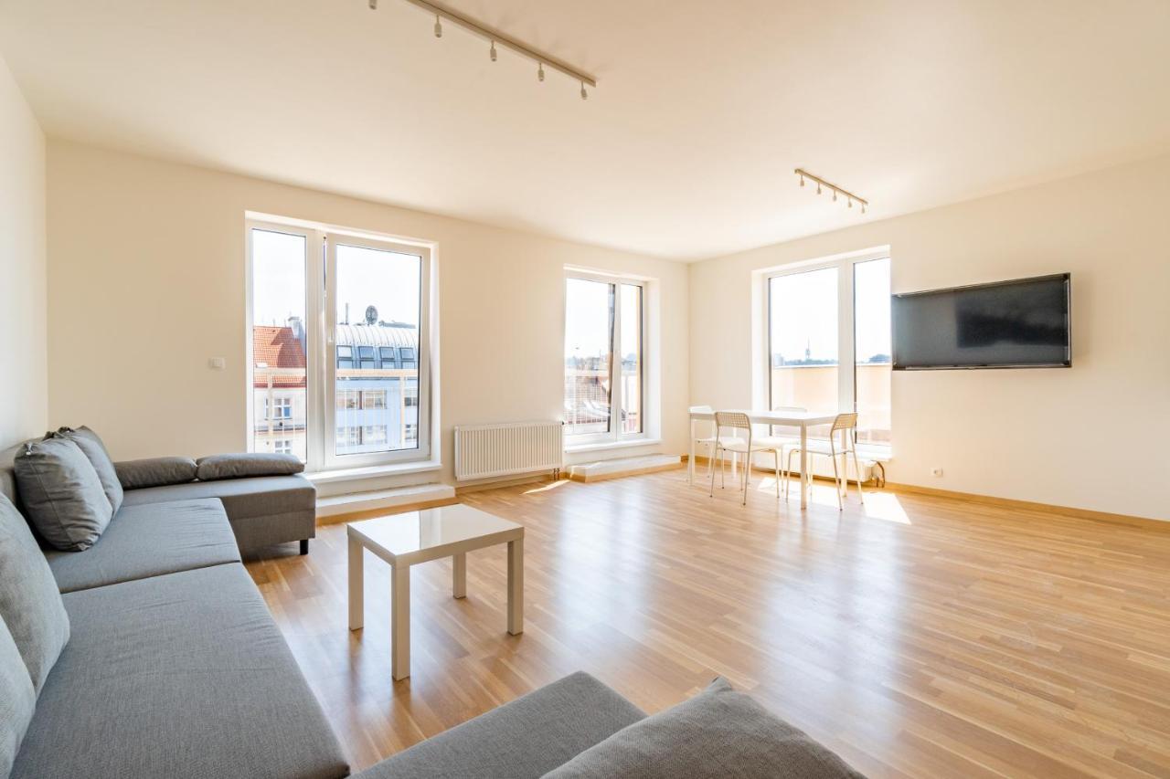 Penthouse # 81 With Panoramic City View In Elite Rezidence With Free Parking Prag Eksteriør billede