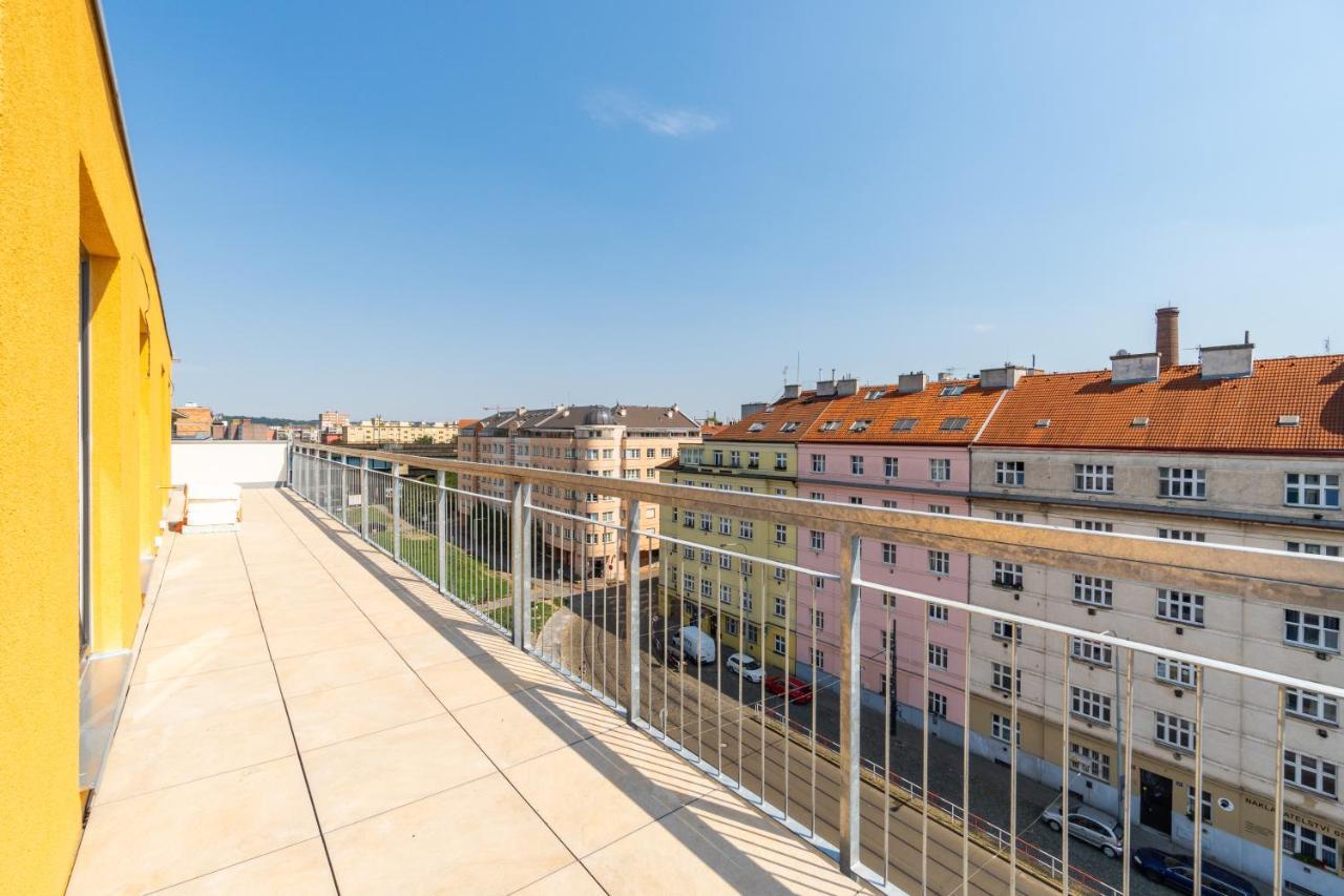 Penthouse # 81 With Panoramic City View In Elite Rezidence With Free Parking Prag Eksteriør billede
