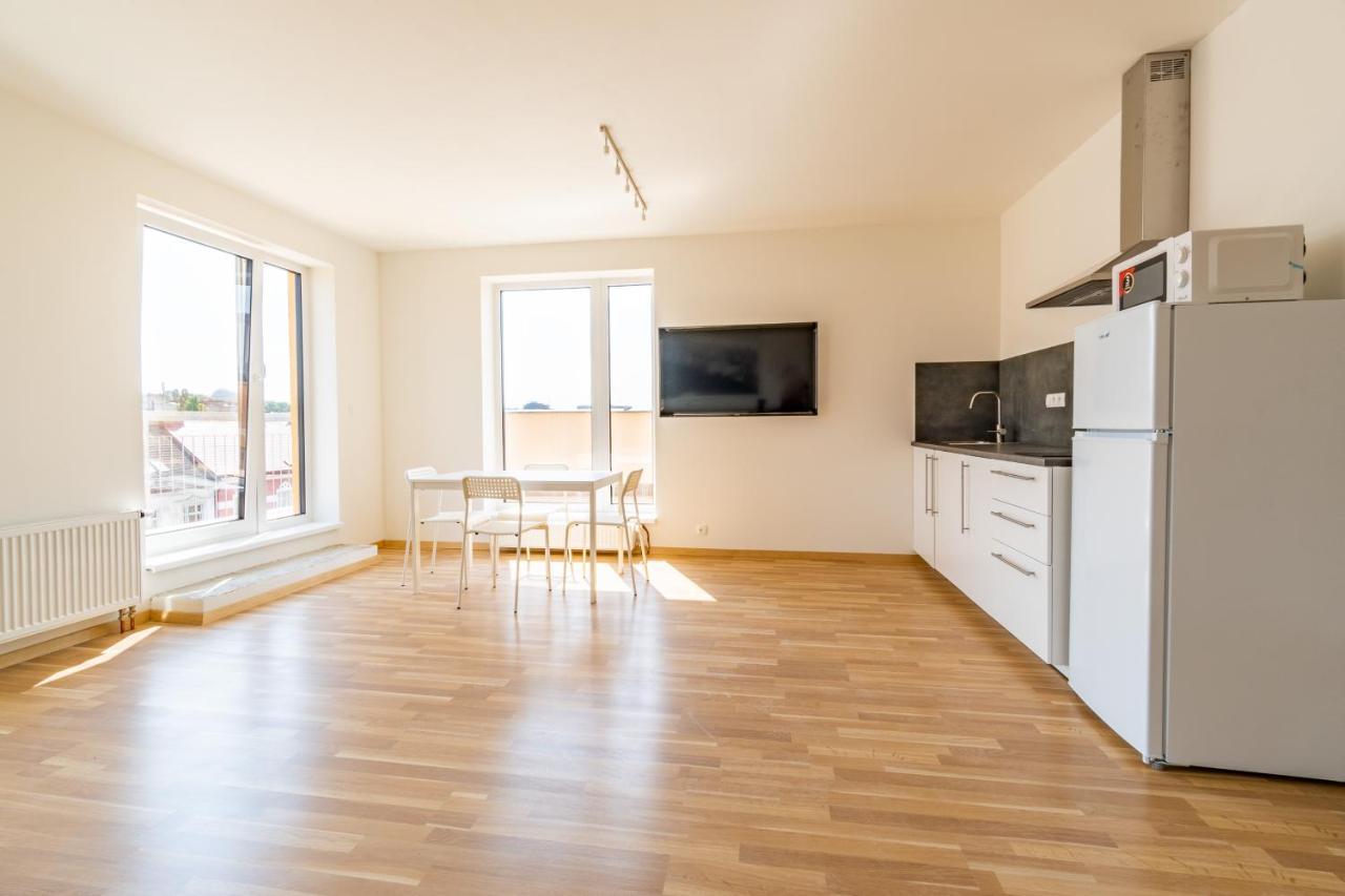 Penthouse # 81 With Panoramic City View In Elite Rezidence With Free Parking Prag Eksteriør billede
