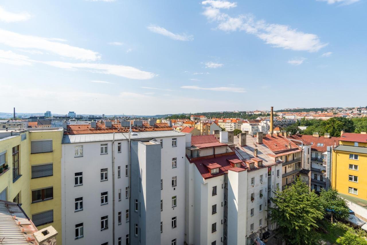 Penthouse # 81 With Panoramic City View In Elite Rezidence With Free Parking Prag Eksteriør billede